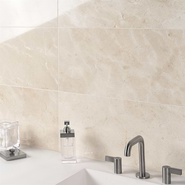 Crema Marfil 12x24 Polished Marble Tile