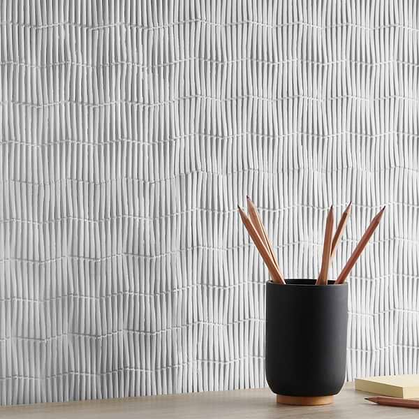Sound Keys White Resin Mosaic Tile
