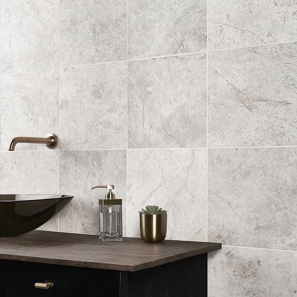 Tundra Gray 12x12 Honed Limestone Tile