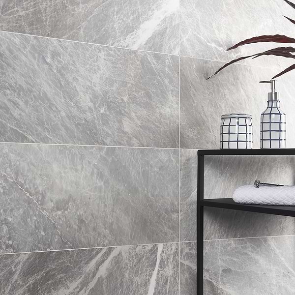 Nordic Gray 12x24 Honed Marble Tile