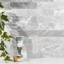 Nordic Gray 2.5X10 Satin Marble Tile
