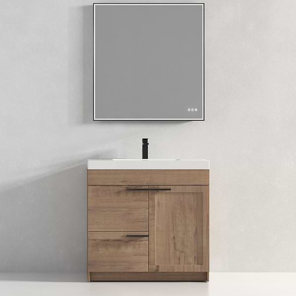 Mona 36" Classic Oak Vanity And Counter