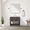 Calico Brown Oak 36" Single Vanity with Carrara Marble Top; in Style Ideas Classic, Craftsman, Mid Century, Transitional; released 2025; new, trends