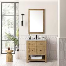 James Martin Vanities Breckenridge Light Natural Oak 30" Single Vanity without Top