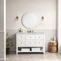 James Martin Vanities Breckenridge Bright White 48" Single Vanity without Top
