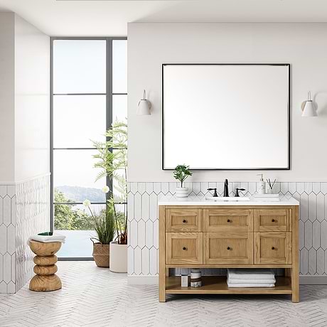 James Martin Vanities Breckenridge Light Natural Oak 48