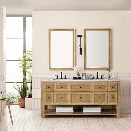 James Martin Vanities Breckenridge Light Natural Oak 72
