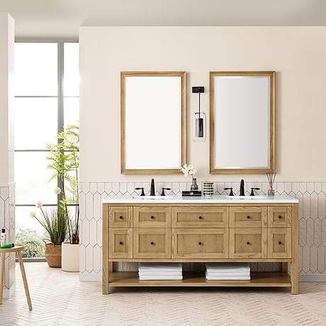 James Martin Vanities Breckenridge Light Natural Oak 72