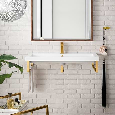 James Martin Vanities Boston Radiant Gold 40