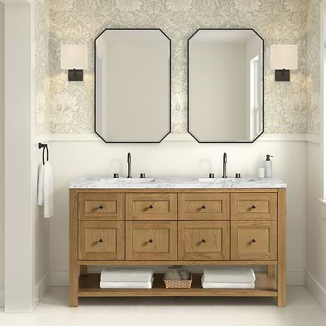 James Martin Vanities Breckenridge Light Natural Oak 60