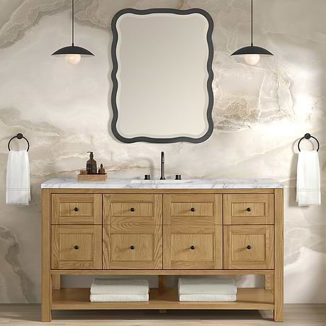 James Martin Vanities Breckenridge Light Natural Oak 60