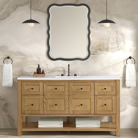 James Martin Vanities Breckenridge Light Natural Oak 60
