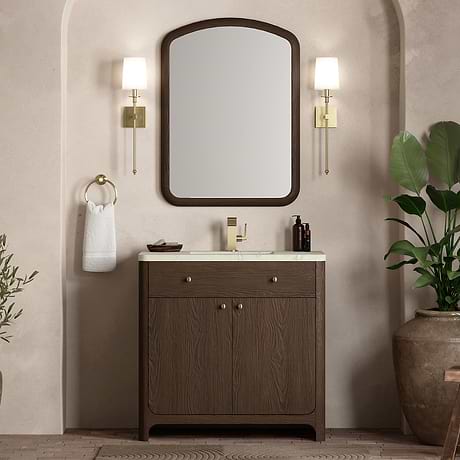 James Martin Vanities Gracyn Natural Ash 36