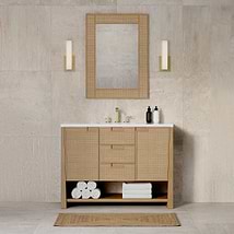 James Martin Vanities Solene Seaside Oak 48" Single Vanity without Top