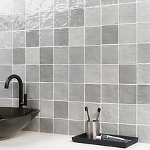 Portmore Gray 4x4 Glazed Ceramic Wall Tile Portmore Gray 4x4 Glazed Ceramic Wall Tile