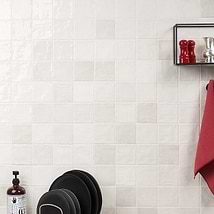 Portmore White 4x4 Glossy Ceramic Tile