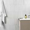 Bianco Dolomite White 3x12 Picket Premium Polished Marble Tile