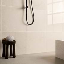 Botticino Extra Light Beige 18x18 Polished Marble Tile