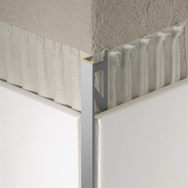 Essential Natural Brass 7/16" Square Shape Tile Floor Accent Trim