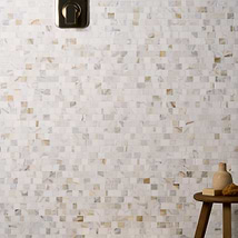 Avanti Calacatta Gold Hand Clipped Joint Honed Marble Mosaic Tile
