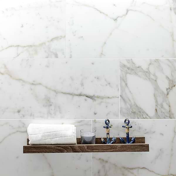Calacatta 12x24 Polished Marble Tile