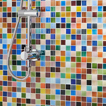 Fruit Platter 1x1 Glass Polished Mosaic Tile
