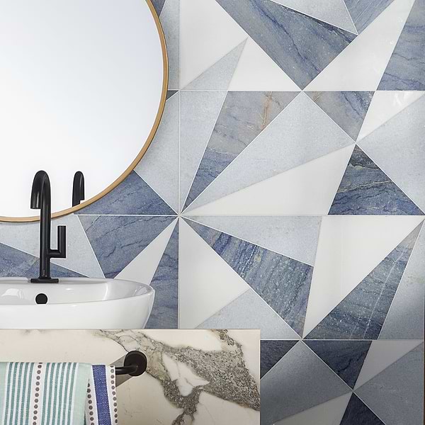 Jagger Azur 12x24 Polished Marble Tile