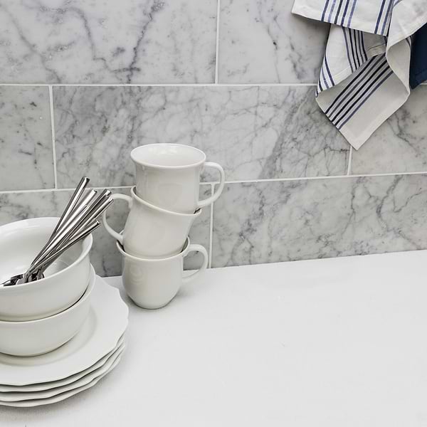 Zenith Carrara 6x18 Honed Marble Tile 