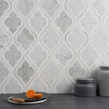 Abernethy Marble Waterjet Polished Mosaic Tile