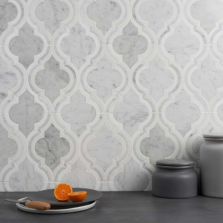 Marble Tile for Backsplash,Kitchen Floor,Kitchen Wall,Bathroom Floor,Bathroom Wall,Shower Wall,Shower Floor,Outdoor Wall,Commercial Floor