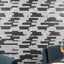 Metalway LPS Mixed Gray Solid Core Peel & Stick Self Adhesive Metallic Look Matte Mosaic Tile