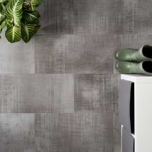 Ristretto LVT Dark Gray 12x24 Fabric Look Rigid Core Click Luxury Vinyl Tile 