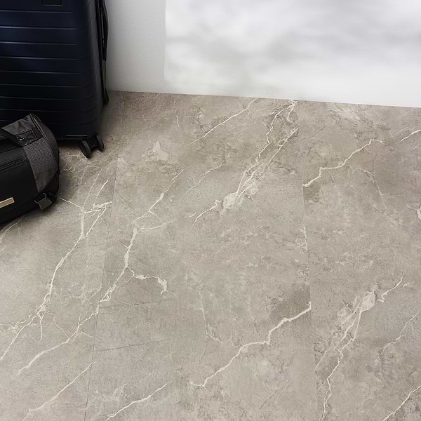Katone Chauny Marble Dark Beige 18x36 Glue Down Luxury Vinyl Tile