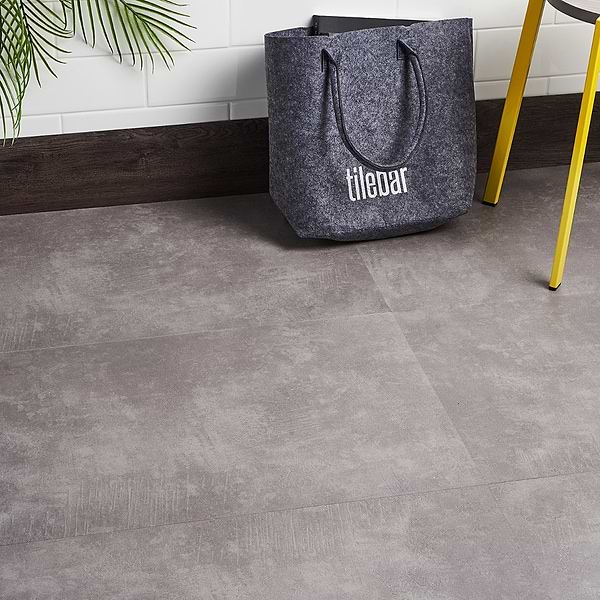 Katone Concreto Grafito 18x36 Glue Down Luxury Vinyl Tile