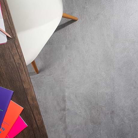 Optoro Trail Slate Dark Gray 28mil Wear Layer Rigid Core Click 12x24 Luxury Vinyl Tile