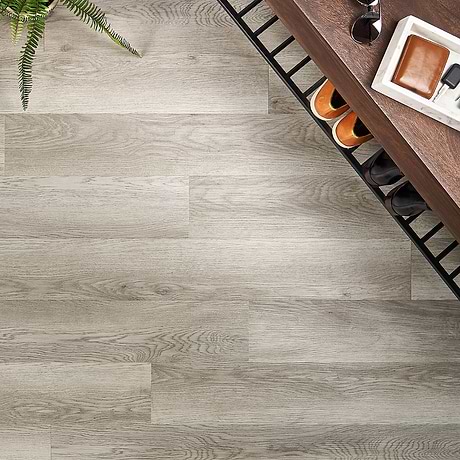 ReNew Aspen Pecan Chelsea Gray 6mil Wear Layer Glue Down 6x48 Luxury Vinyl Plank Flooring