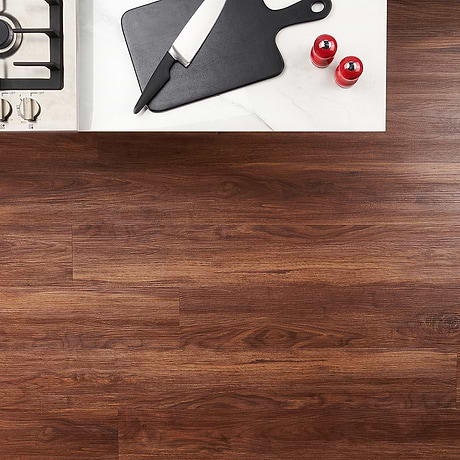 ReNew Charming Chestnut Amber Glow 12mil Wear Layer Glue Down 6x48 Luxury Vinyl Plank Flooring