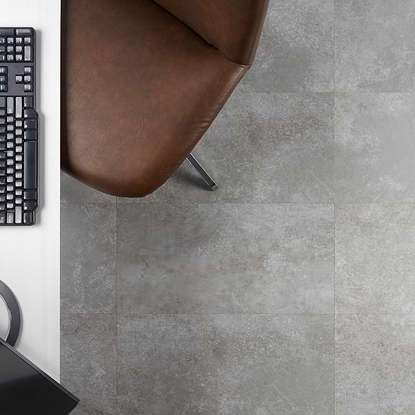 ReNew Metalcrete Platinum 12mil Wear Layer Glue Down 12x24 Luxury Vinyl Tile