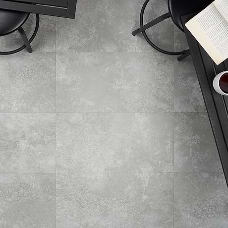 ReNew Metalcrete Platinum 6mil Wear Layer Glue Down 12x24 Luxury Vinyl Tile