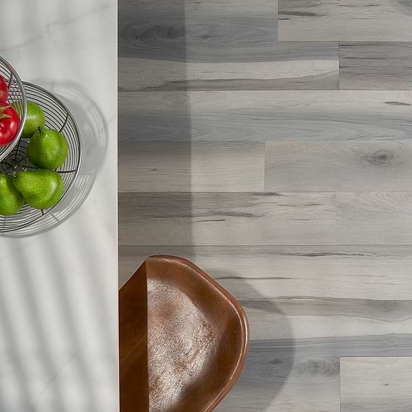 Sky Hickory Bliss 12mil Glue Down 6x48 Luxury Vinyl Plank Flooring