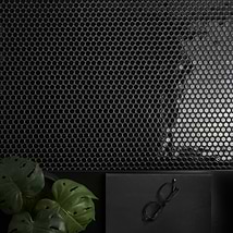 Eden Black 1" Penny Round Polished Porcelain Mosaic