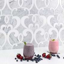 Buckingham Gray and White Marble Polished Tile