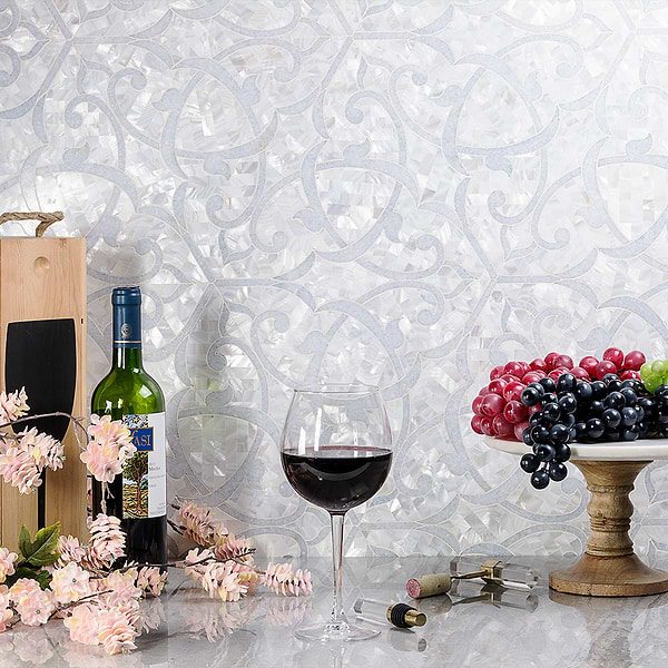 Adair Mother of Pearl & Marble Tile 