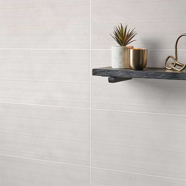 Simena Linear Cream Beige 12x24 Textured Limestone Tile