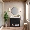 Lucian Carbon Oak 36" Single Vanity without Top by JMV; in Style Ideas Beach, Contemporary, Modern, Transitional; released 2025; new, trends