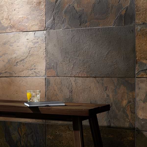 California Gold 12x24 Natural Cleft Slate Tile