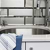 Dark Gray Beveled 4x12 Mirror Tile