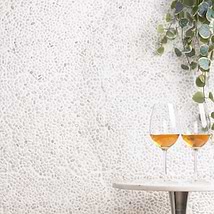 Nature Micro Lovina White Pebble Honed Mosaic Tile