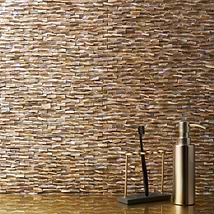 South Seas Pearl 3D Brick Pattern Polished Mosaic Tile