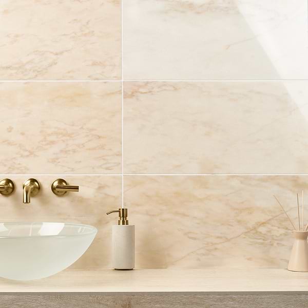 Disco-Rosa Portugal 12x24 Polished Marble Tile